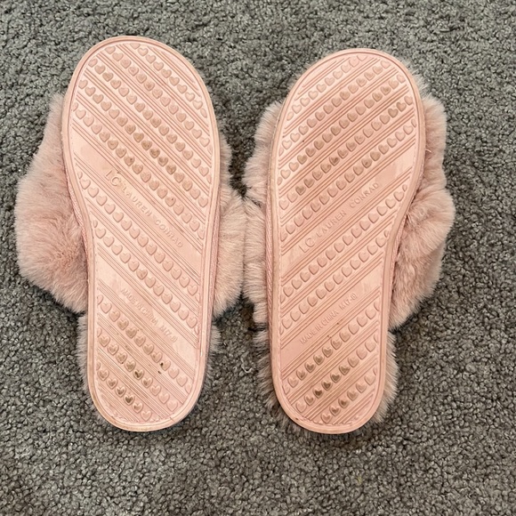 LC LAUREN CONRAD PINK SLIPPERS M(7/8) - Picture 2 of 2